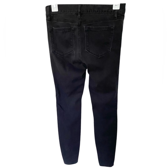 LOFT Outlet Leggings size 0 Petite Gray/Black - Picture 2 of 8